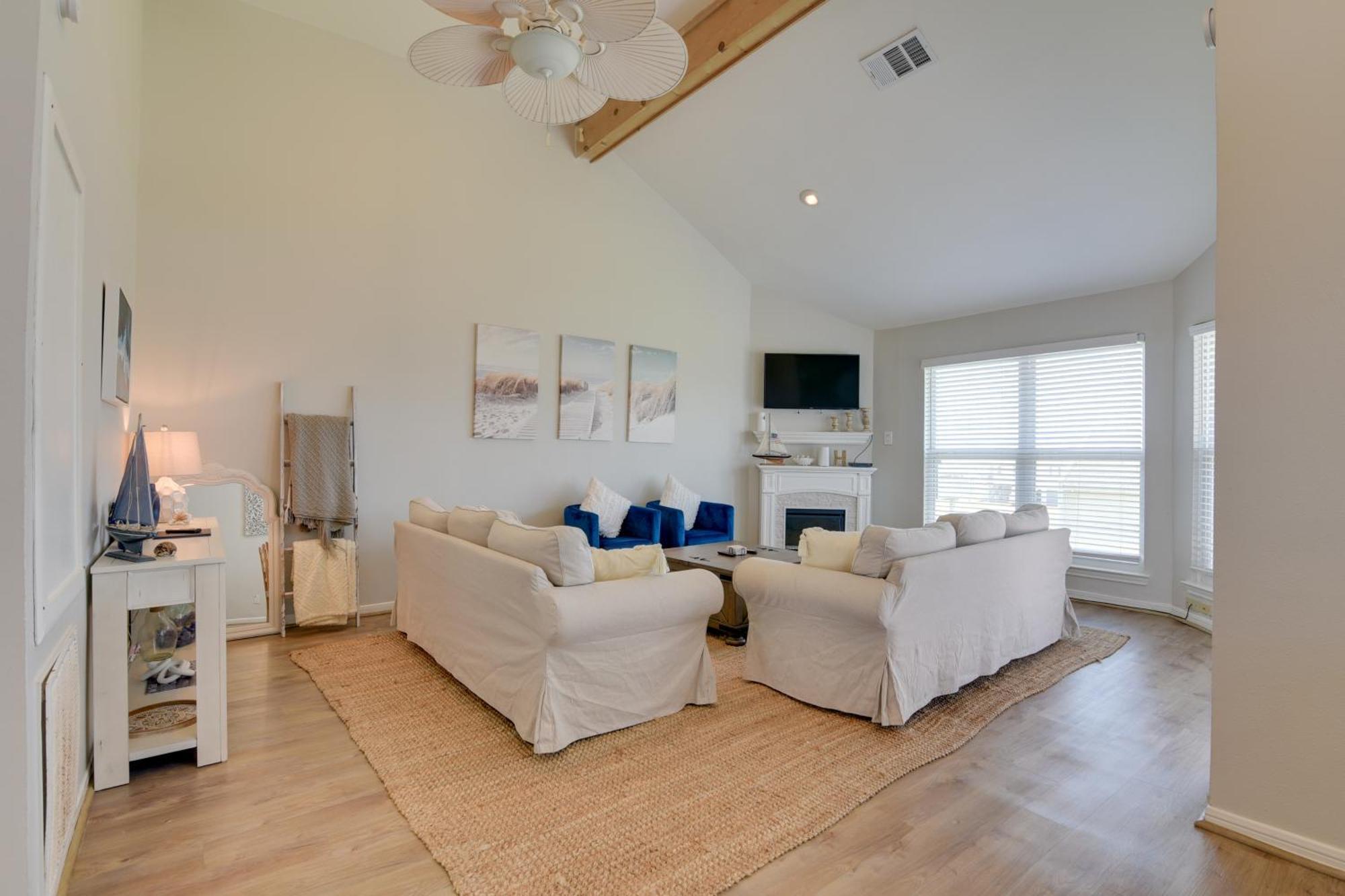 Galveston Townhome With Balconies Walk To Beach! Zewnętrze zdjęcie