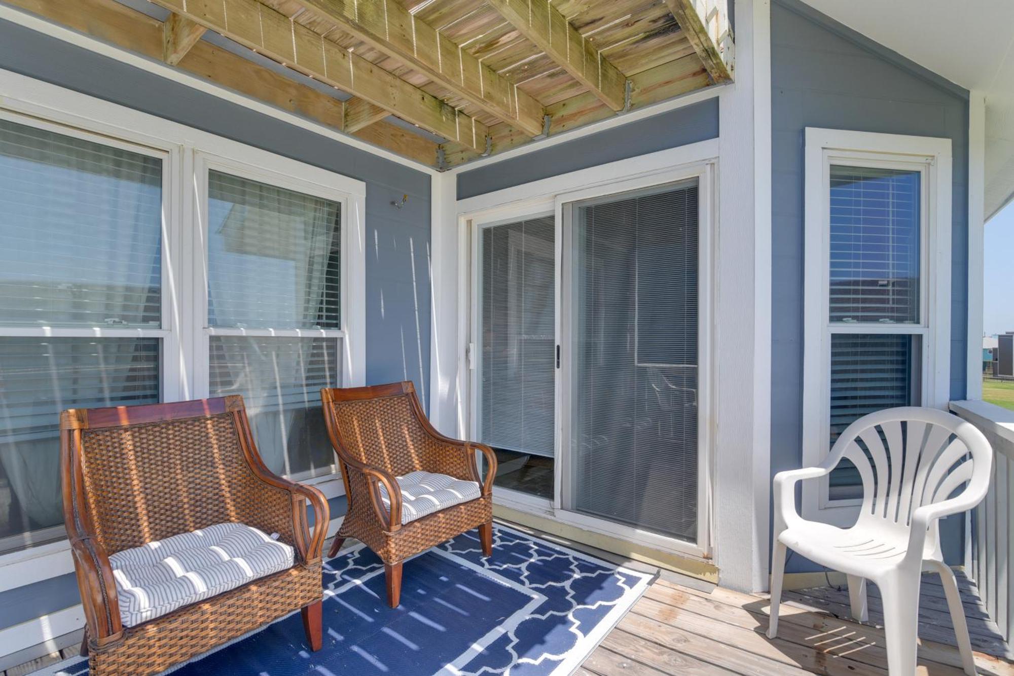 Galveston Townhome With Balconies Walk To Beach! Zewnętrze zdjęcie