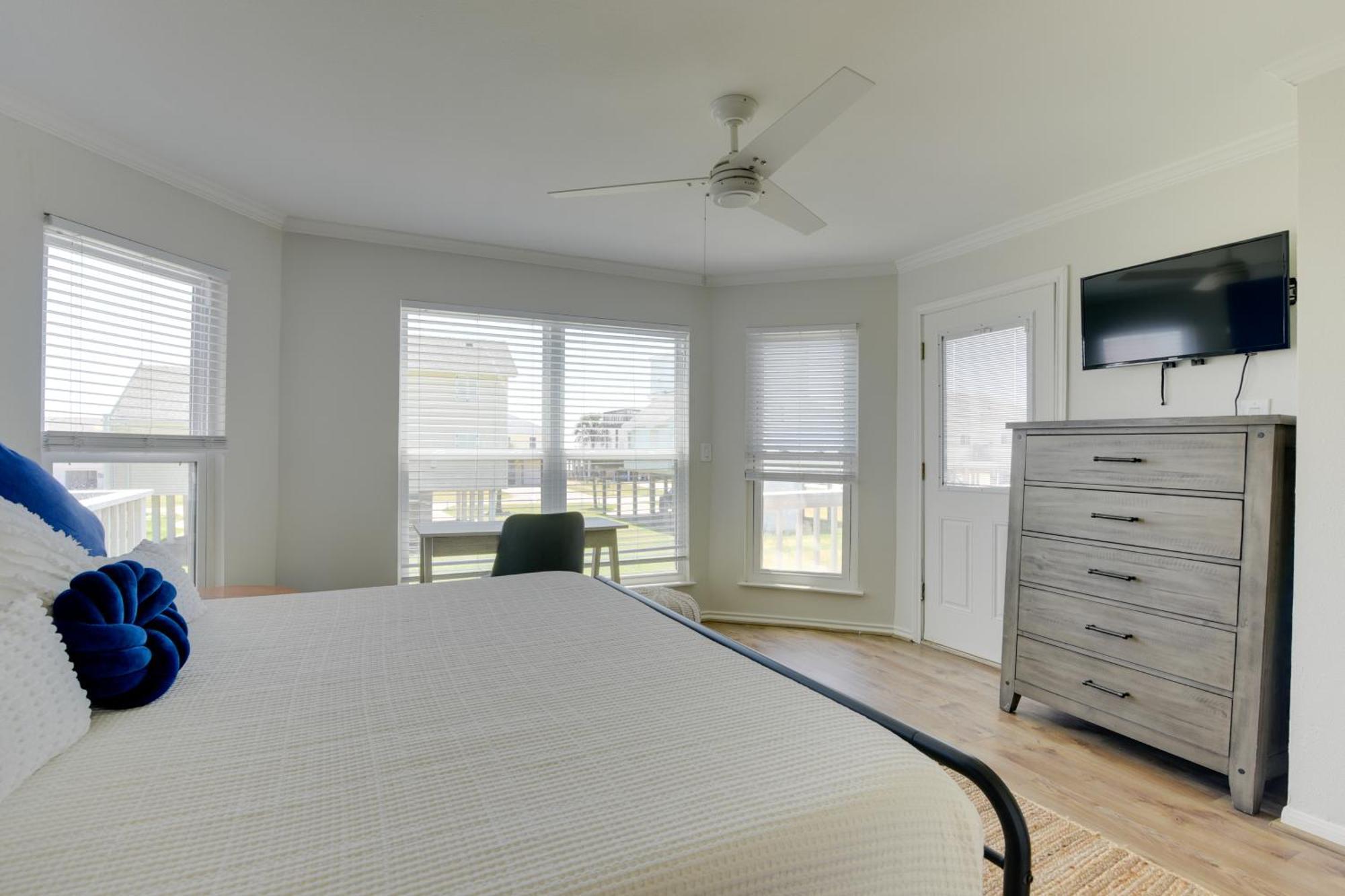Galveston Townhome With Balconies Walk To Beach! Zewnętrze zdjęcie
