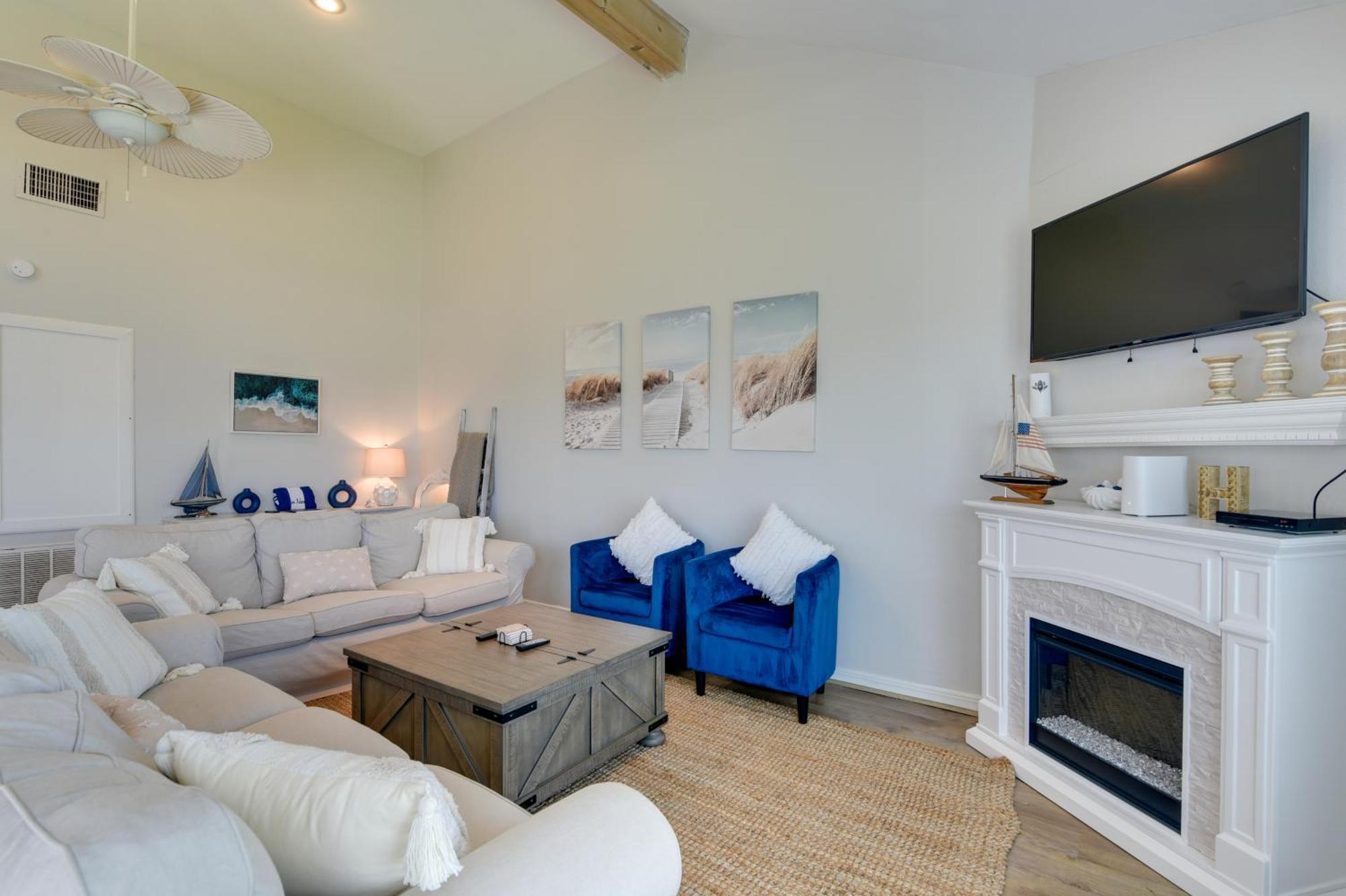 Galveston Townhome With Balconies Walk To Beach! Zewnętrze zdjęcie